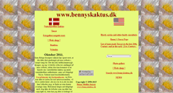 Desktop Screenshot of bennyskaktus.dk