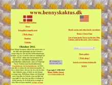 Tablet Screenshot of bennyskaktus.dk